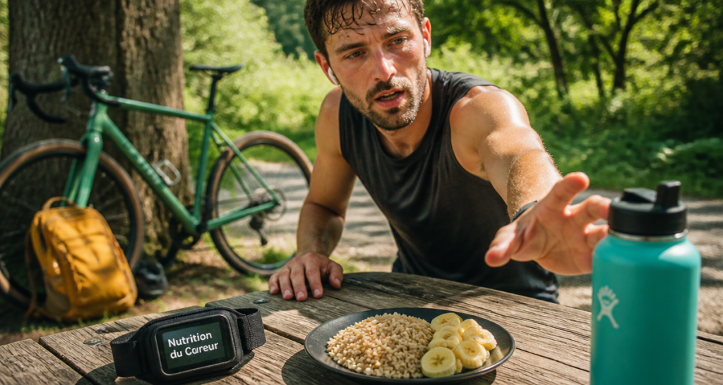 alimentation course a pied coureur gourde riz banane