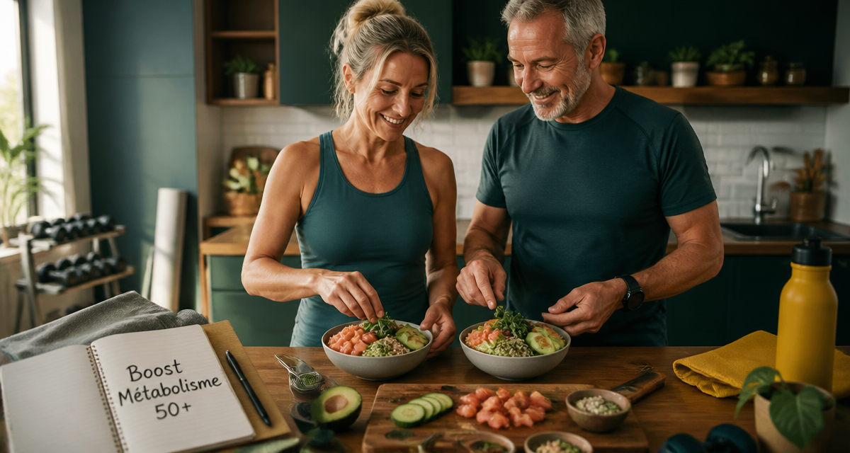 comment augmenter son metabolisme apres 50 ans couple cuisine poke bowl