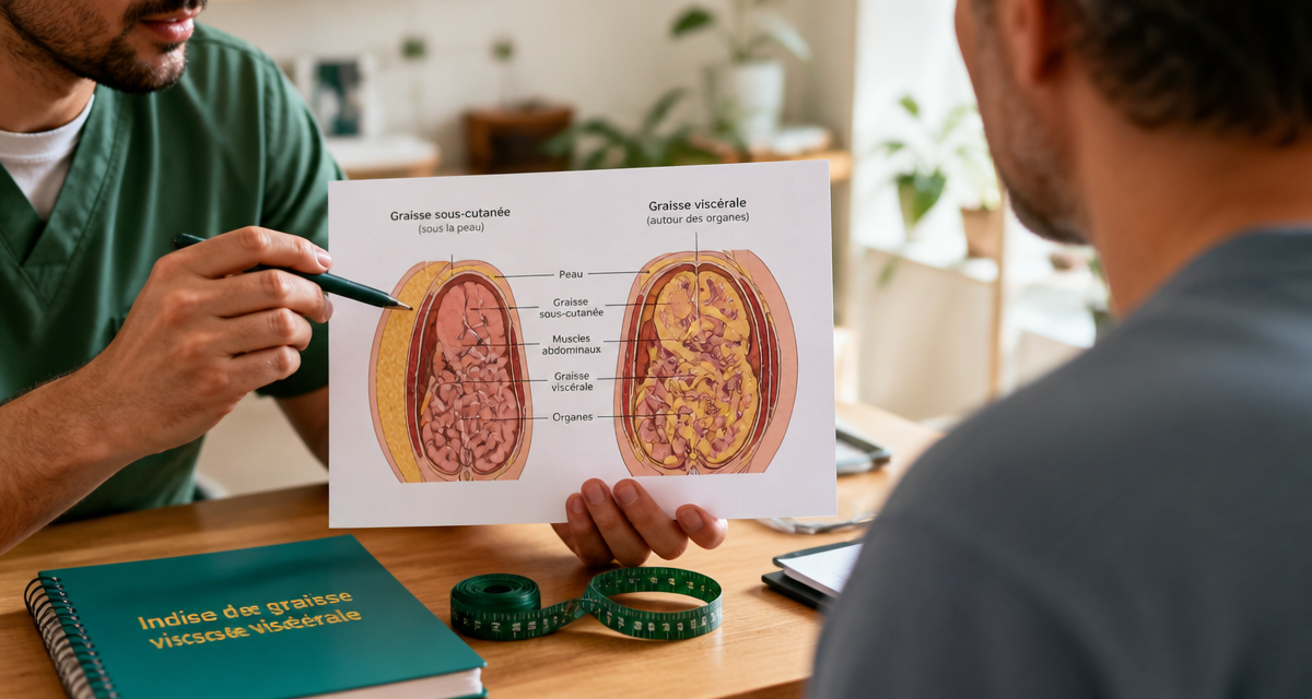 indice de graisse viscerale schema medical
