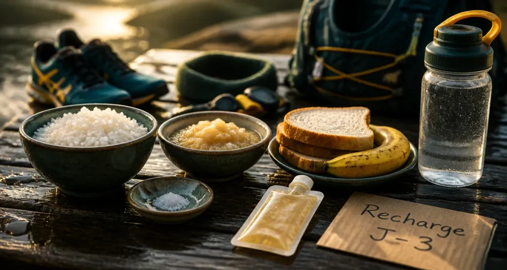 Alimentation pour un semi marathon : petit-déjeuner de recharge J-3 pour éviter le mur