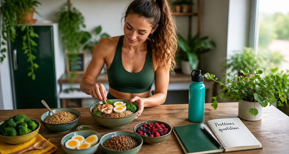 combien de proteine par jour pour une femme pour maigrir bowl coloré