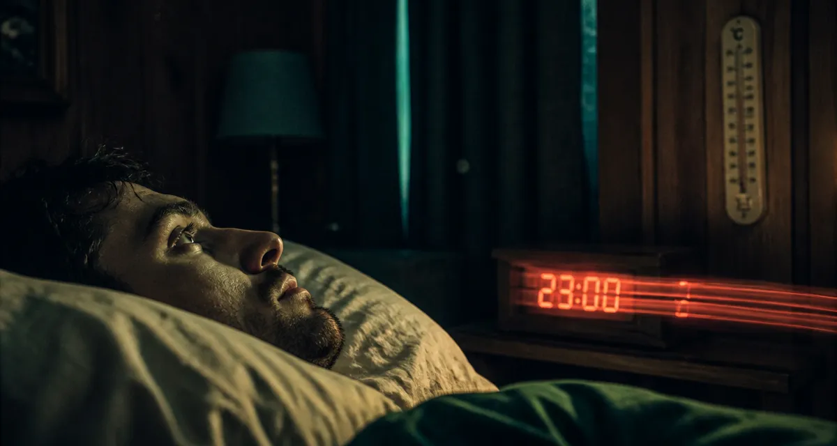 Comment s endormir vite quand on est pas fatigue : chambre sombre à 23:00