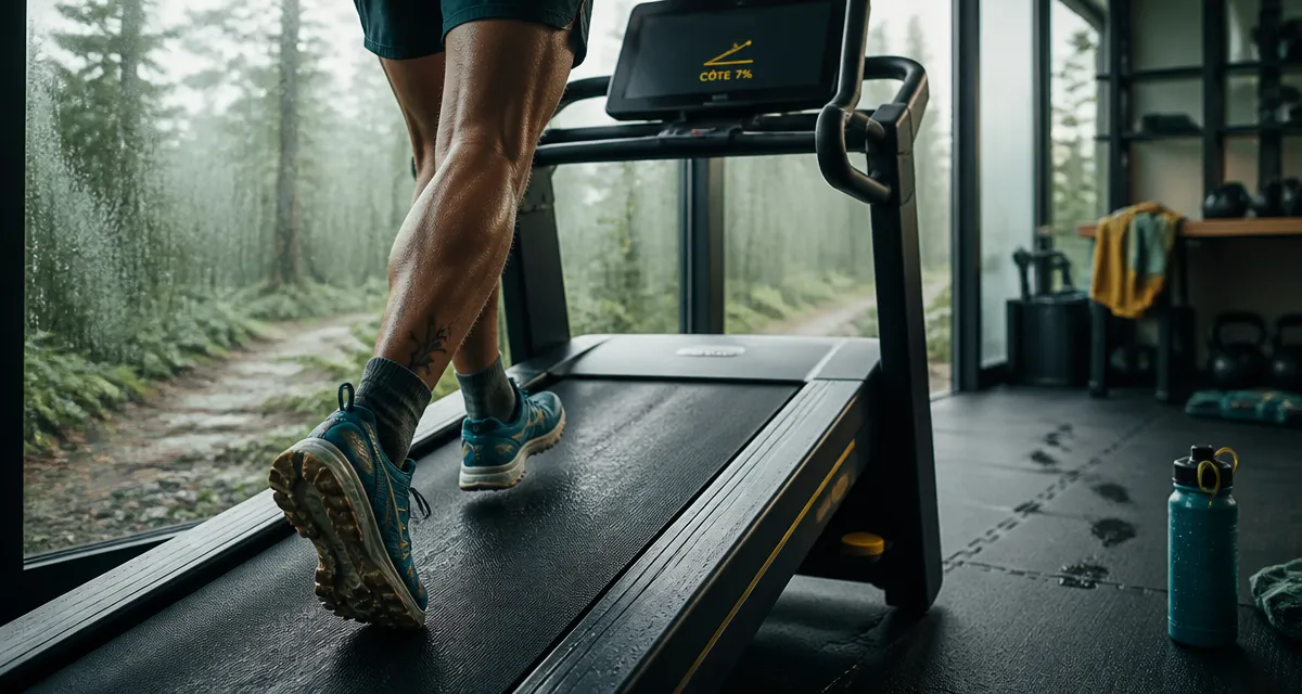 Est ce que courir muscle les fessiers ? Course en montée 7% sur tapis incliné
