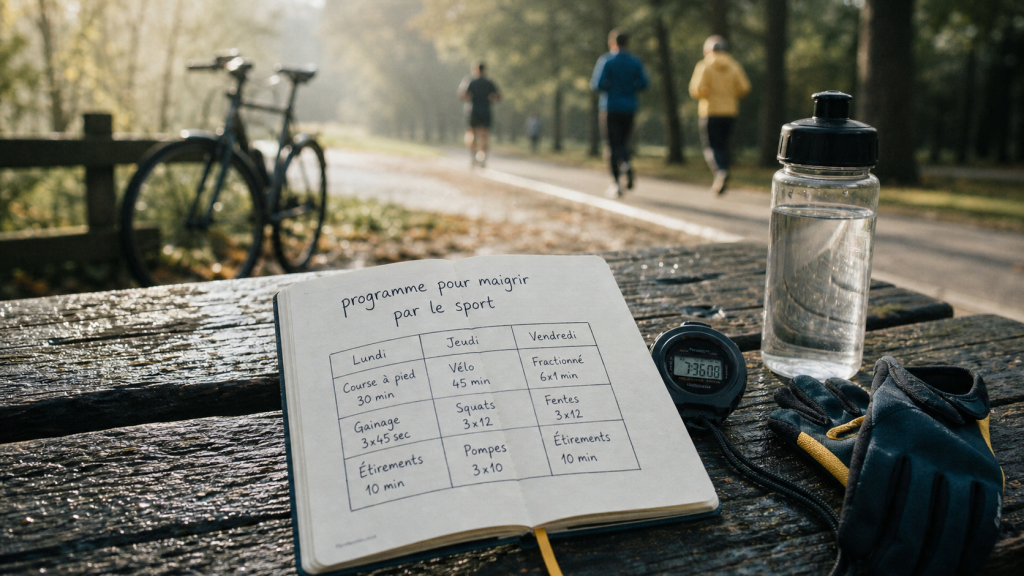 Maigrir par le sport programme : carnet et planning sport