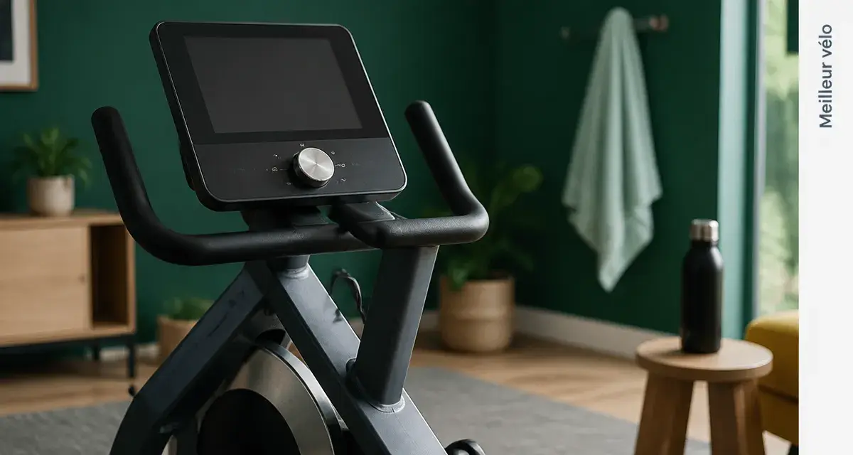 Meilleur vélo d appartement : vélo magnétique, 6 kg d’inertie, salon moderne