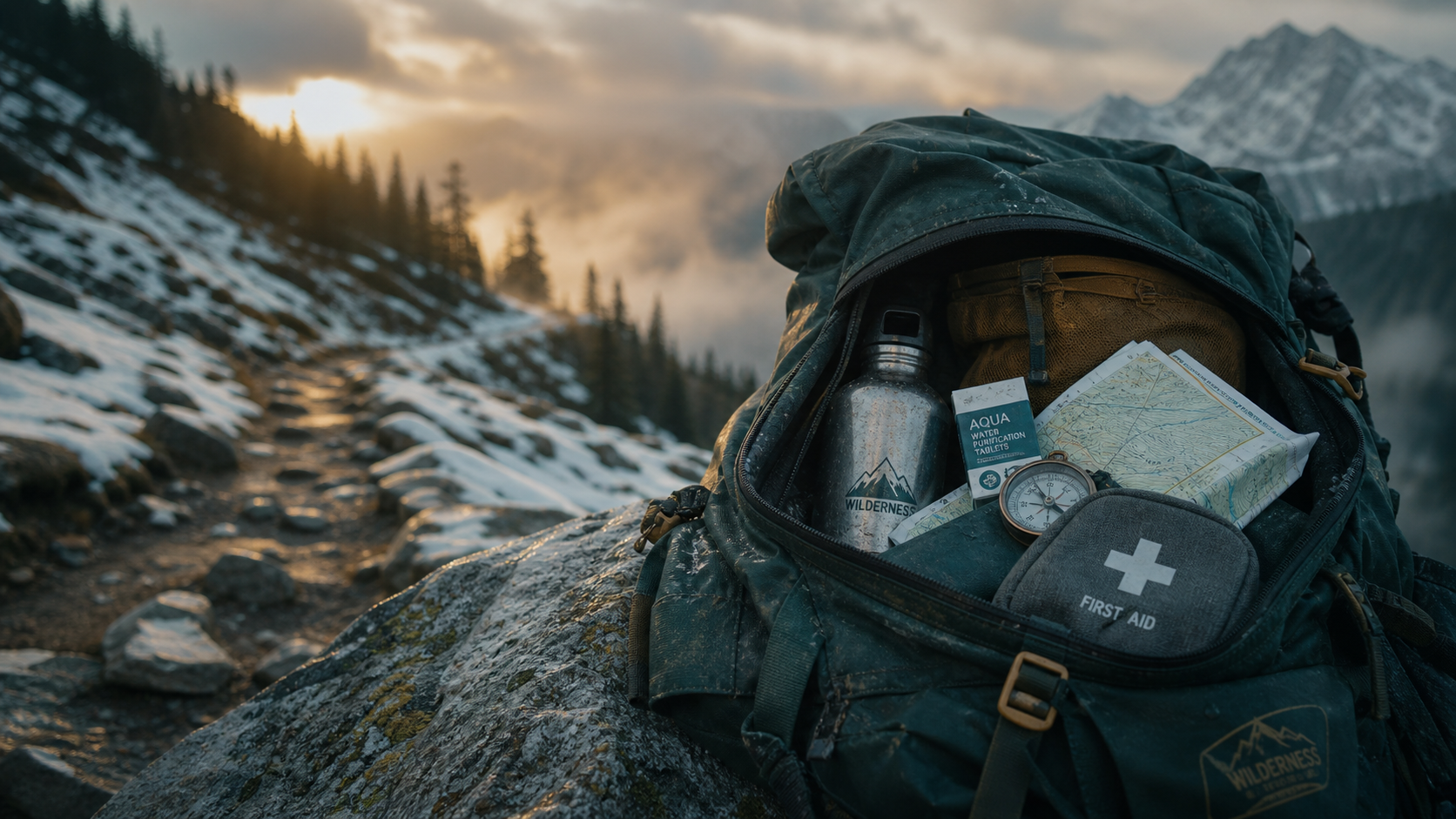 Préparer un trek en montagne : sac et équipement sur sentier d’altitude
