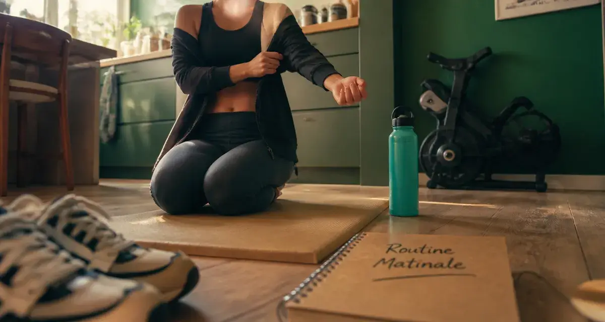 Sport matinale : routine 30 minutes au lever, yoga et chaussures
