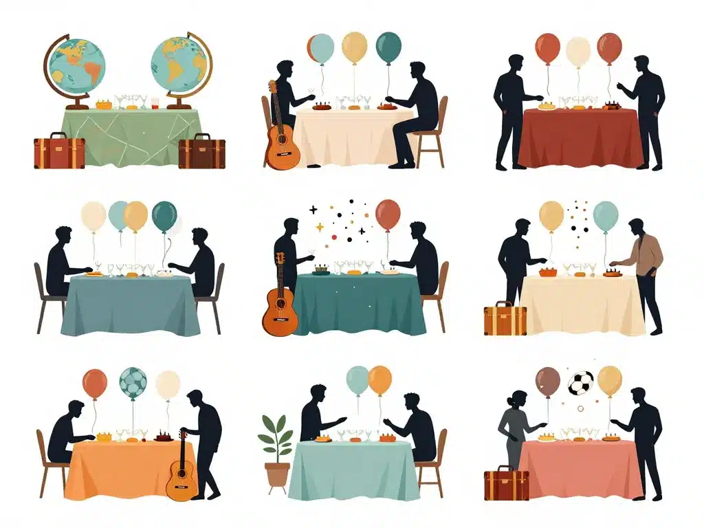 deco anniversaire homme thème déco