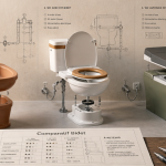Comparatif bidet toilet bidet en salle de bain moderne
