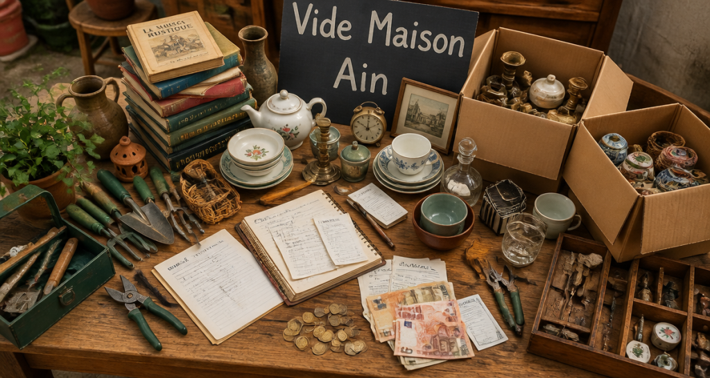 vide maison 01 table objets ain