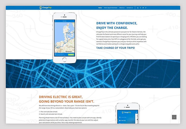 Smartphone mit Ladestation auf Stadtplan, nachhaltiges E-Mobilität, Lade-App, umweltfreundlich.