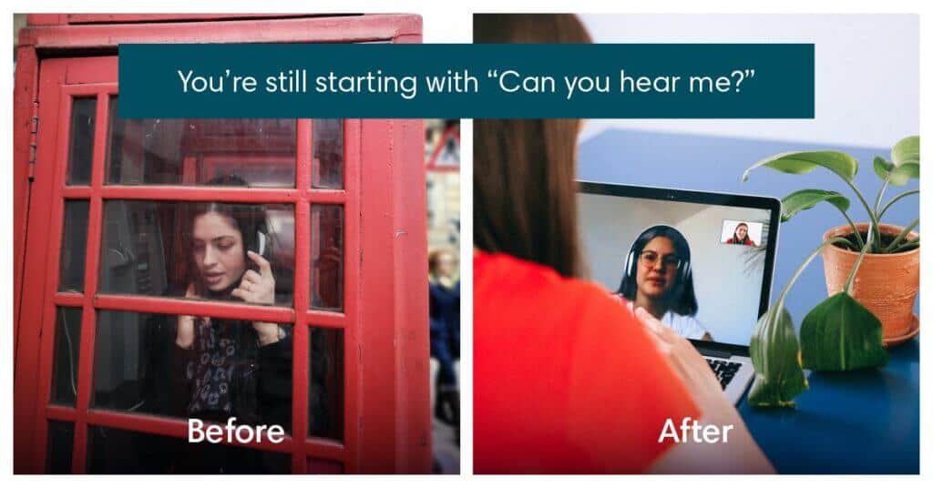 Você ainda está iniciando conversas com 'você pode me ouvir'