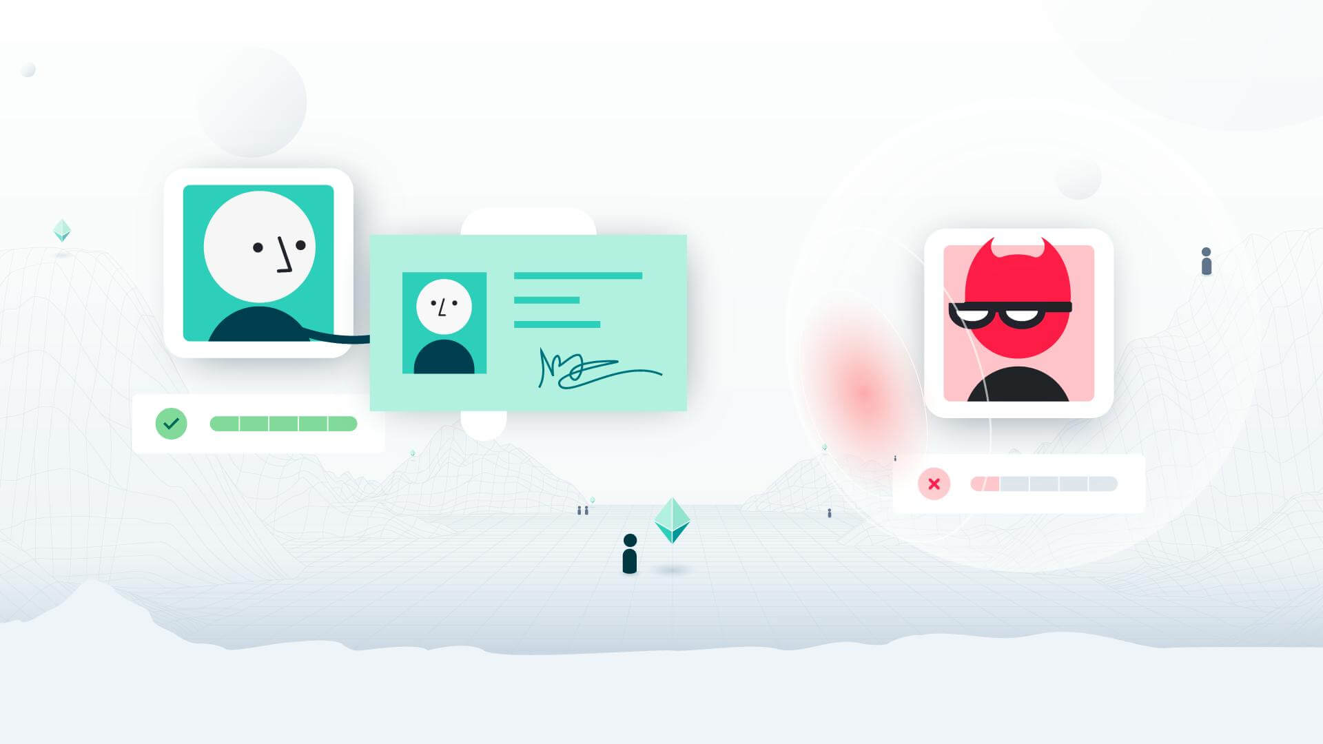 A header image for our blog about Veriff's role in keeping the Metaverse safe.