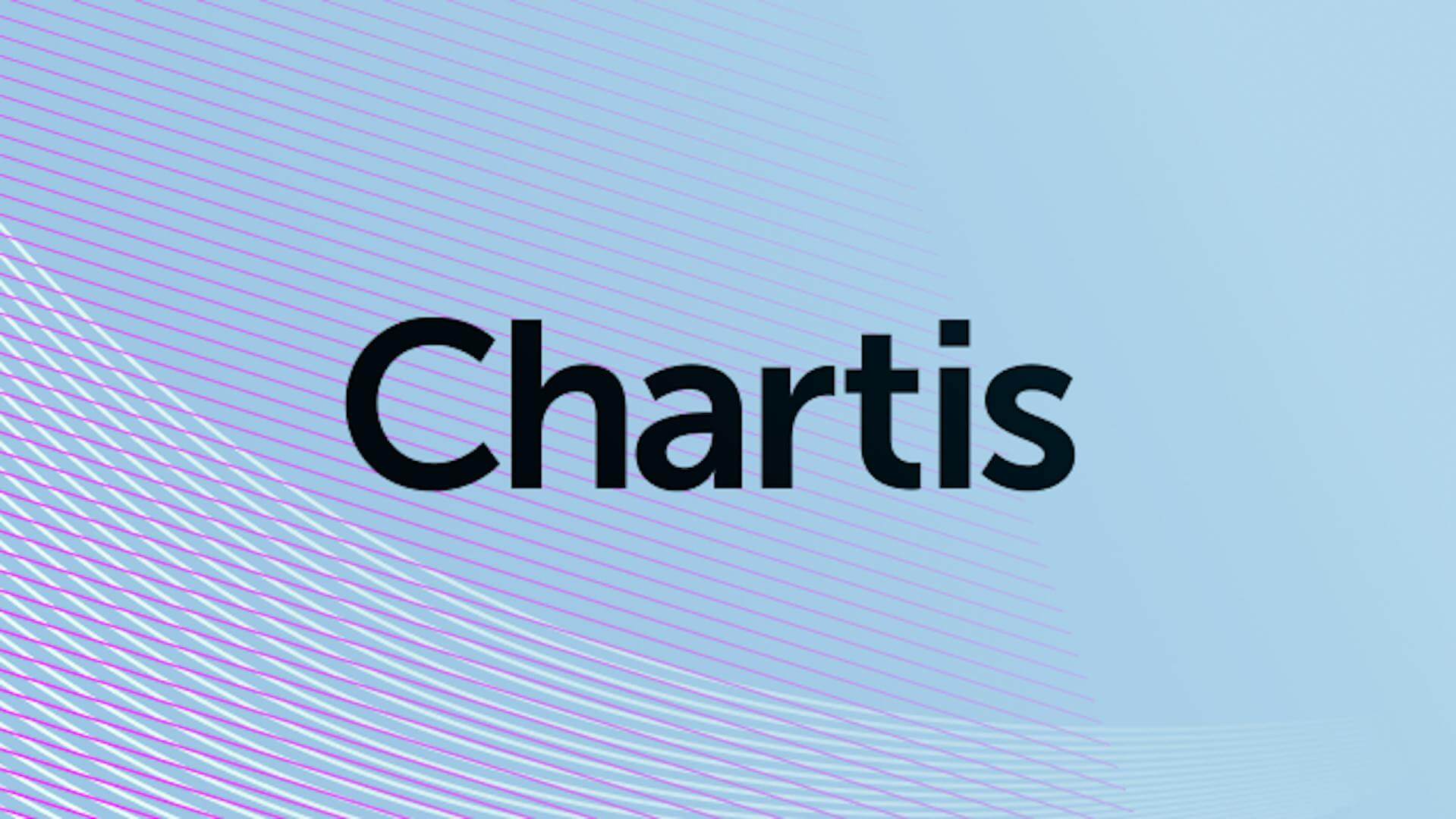 chartis research logo over blue background