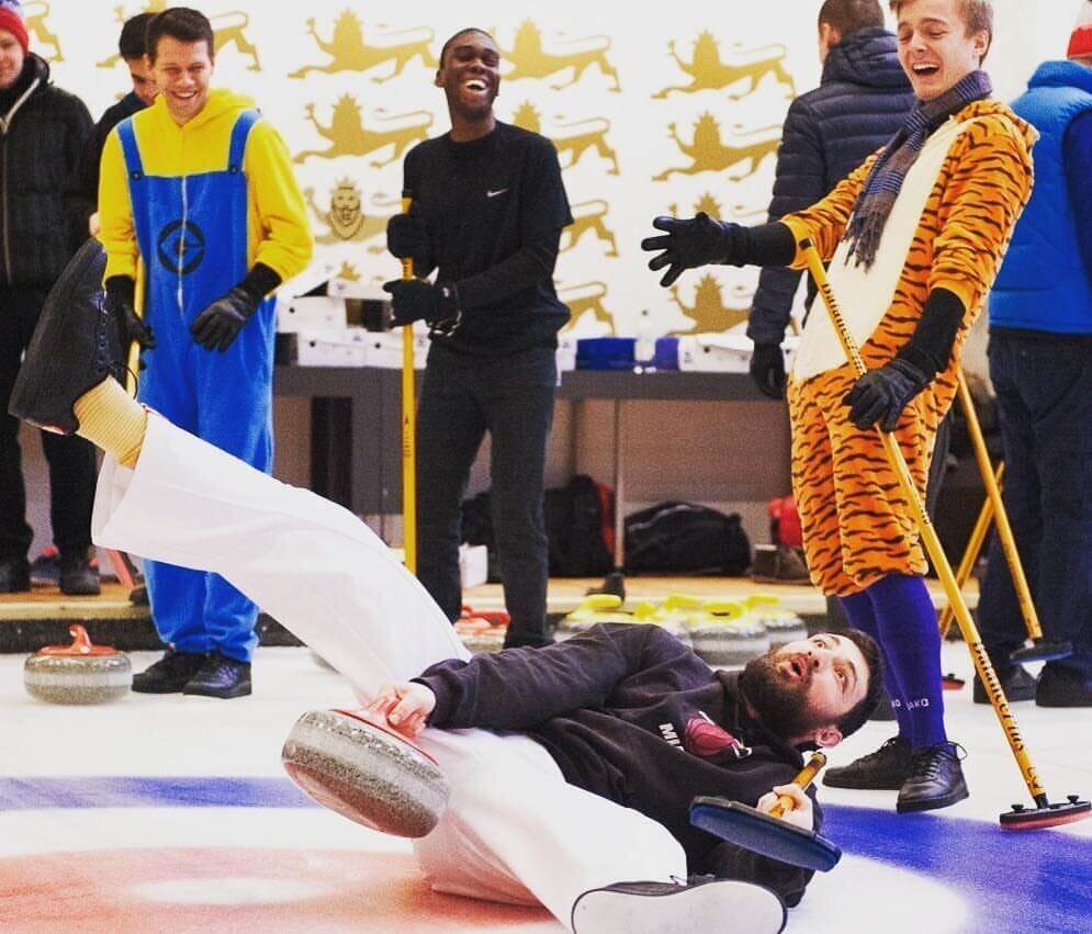 Evento de curling da equipe Veriff