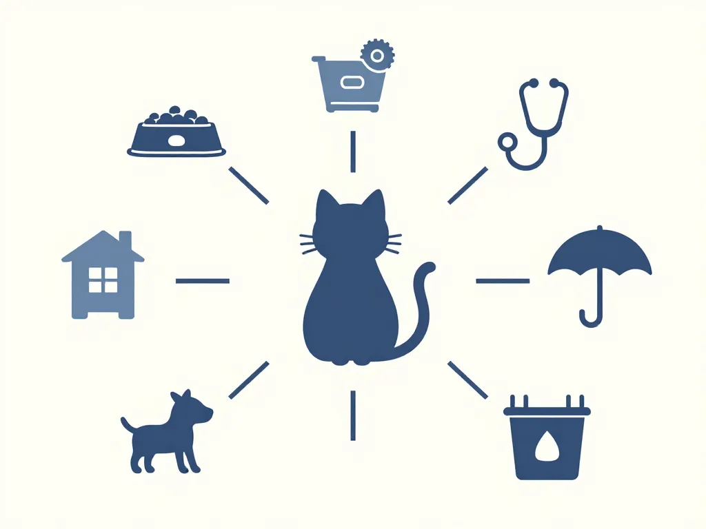 Chat isabelle prix et budget annuel en icônes