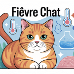 chat qui a de la fievre illustration surveillance et soin
