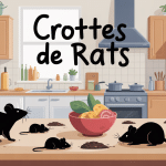 illustration crottes rats maison