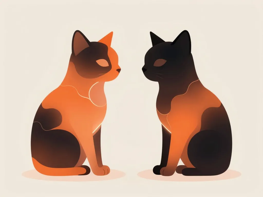 Schéma de fusion embryonnaire chat chimère