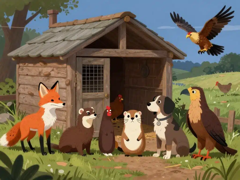 Quel animal tue les poules et les laisse sur place renard fouine chien