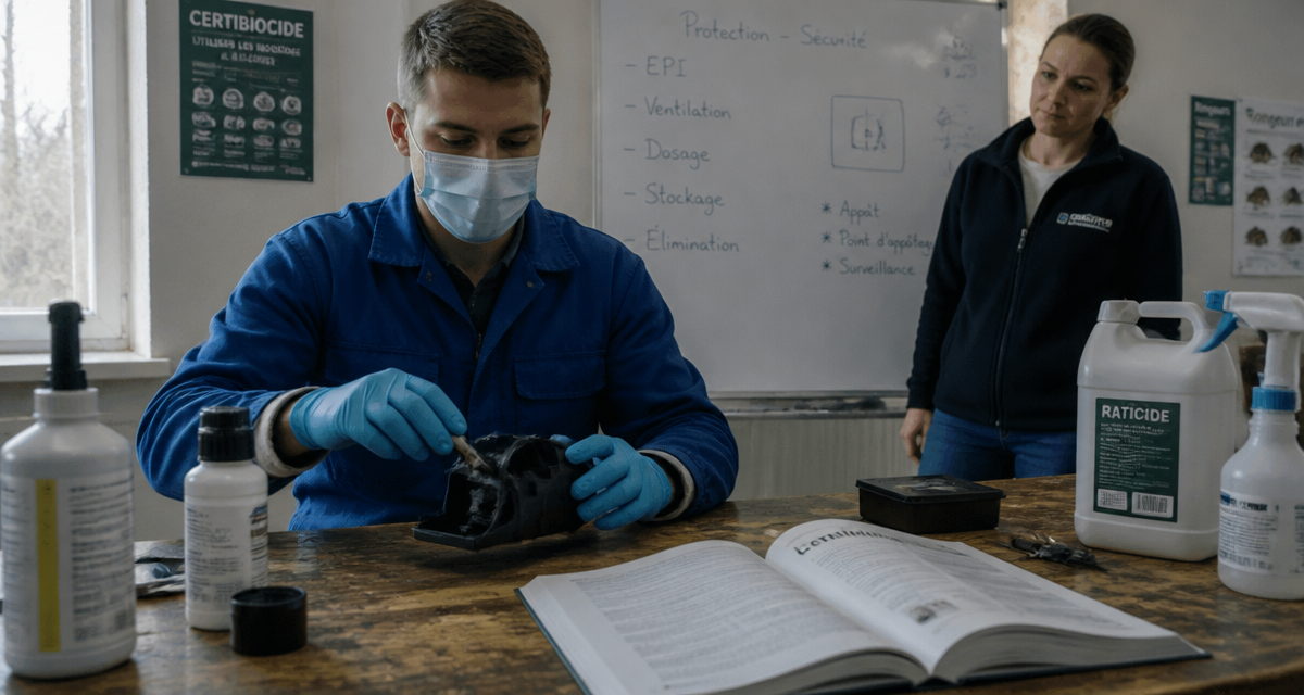 formation deratiseur manipulation piege certibiocide