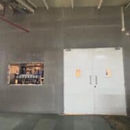 Fire rated partition wall