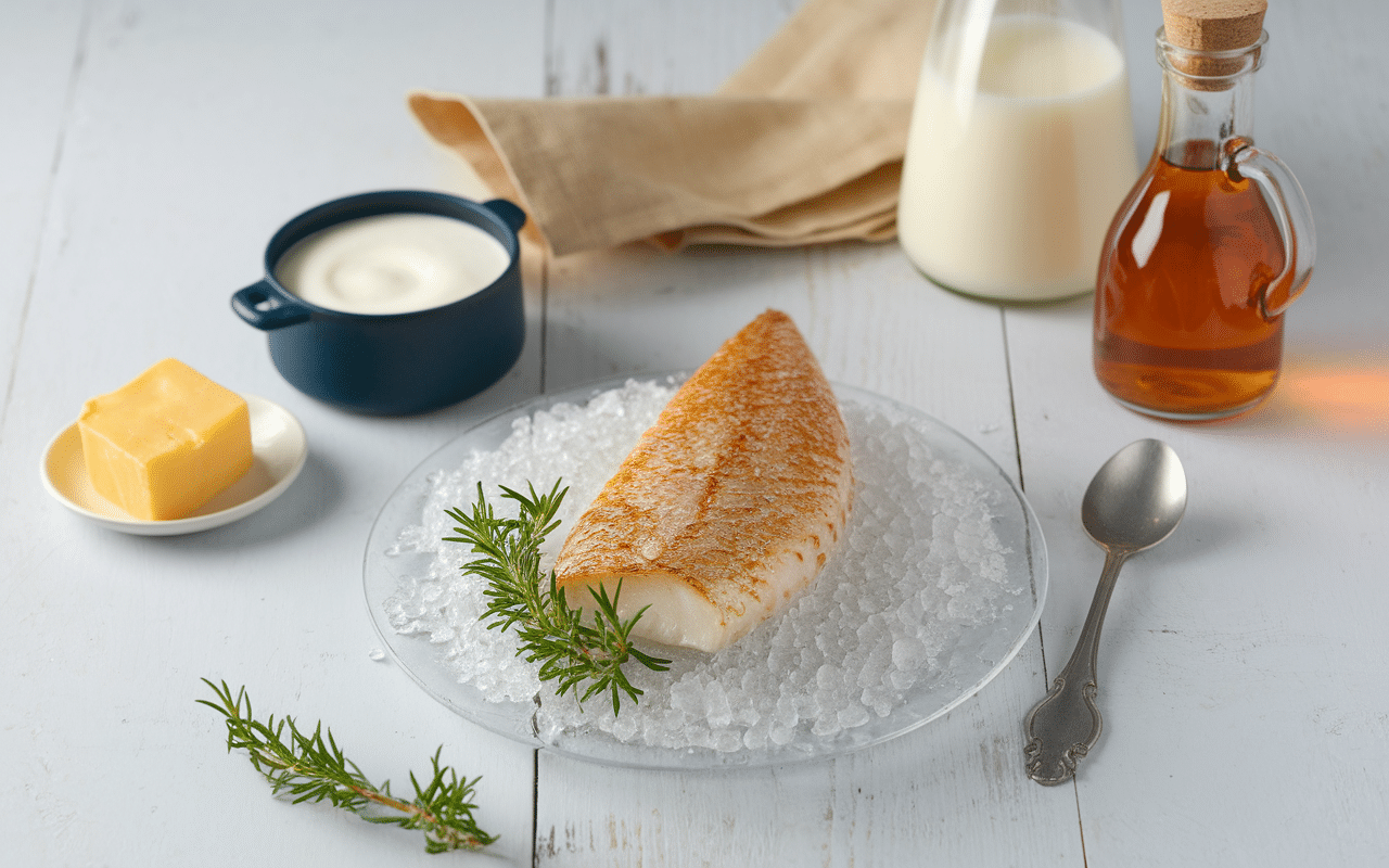 choix raie fraîche produits laitiers recette raie normande