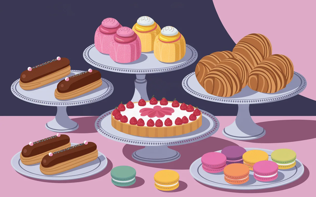 Assortiment pâtisseries La Seyne sur Mer