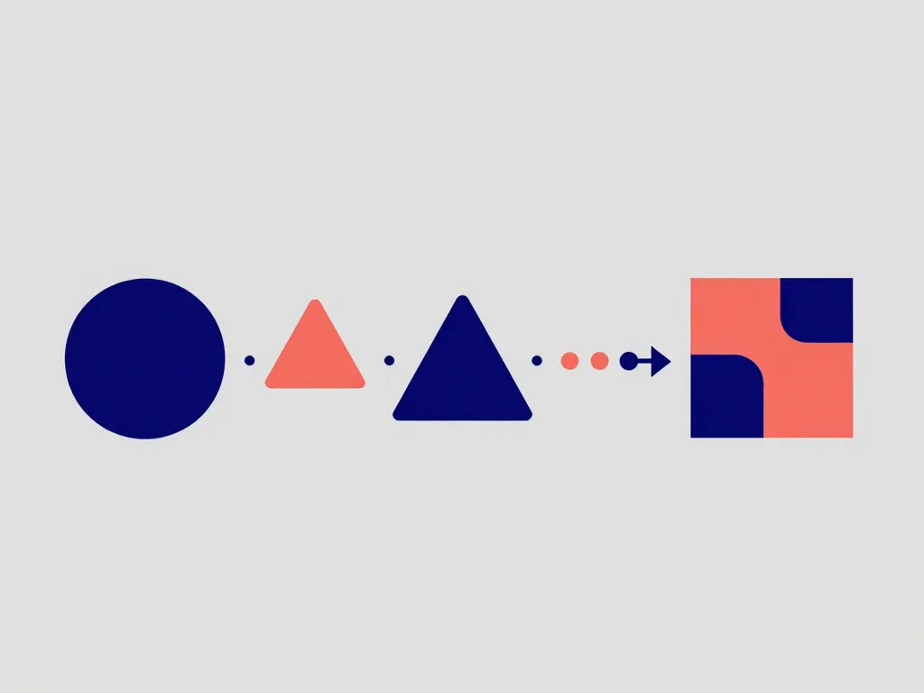 logo abstrait diagramme formes couleurs
