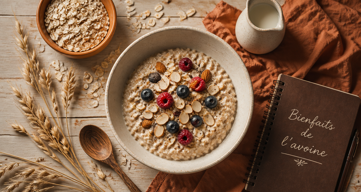 Bienfaits de l avoine bol porridge avec fruits et graines