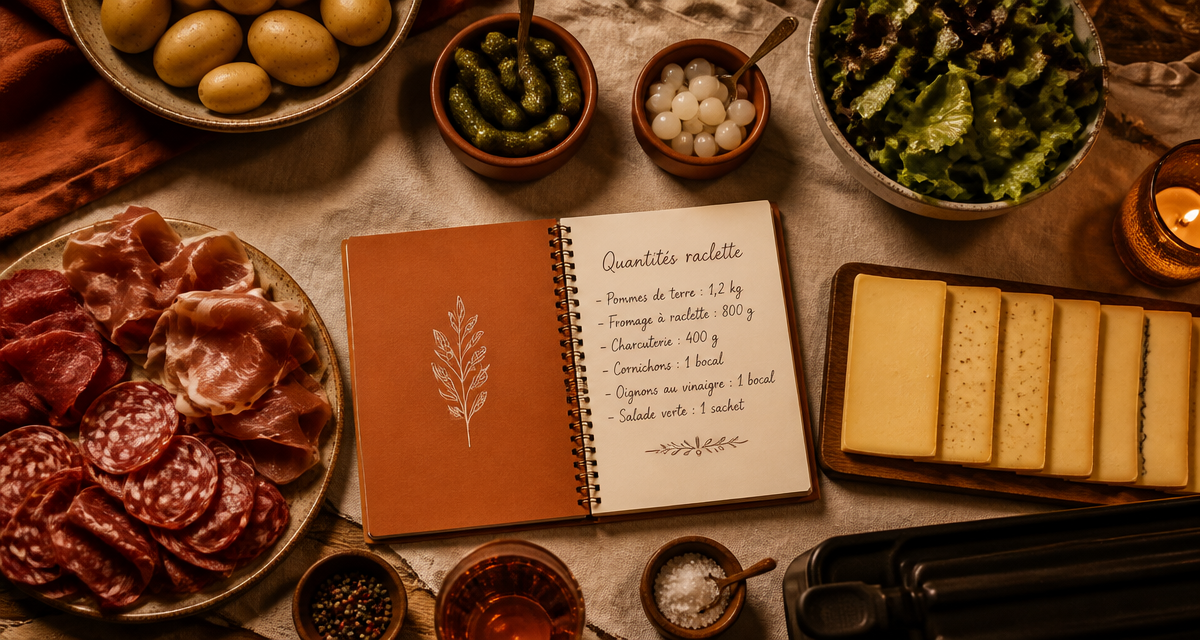 fromage a raclette par personne plat table