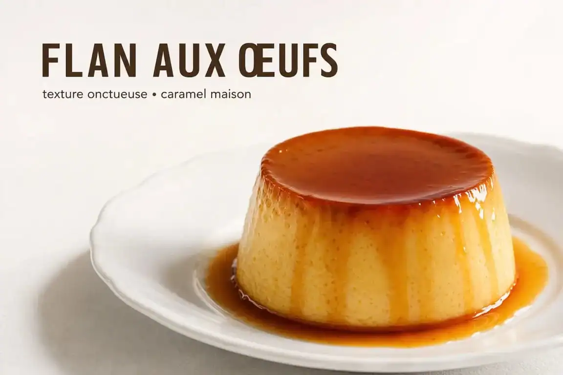 Flan aux œufs maison, une recette idéale pour utiliser un surplus d'œufs frais