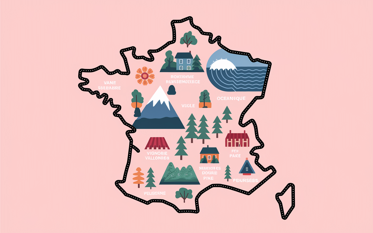 carte france destinations madame vacances avec icones touristiques