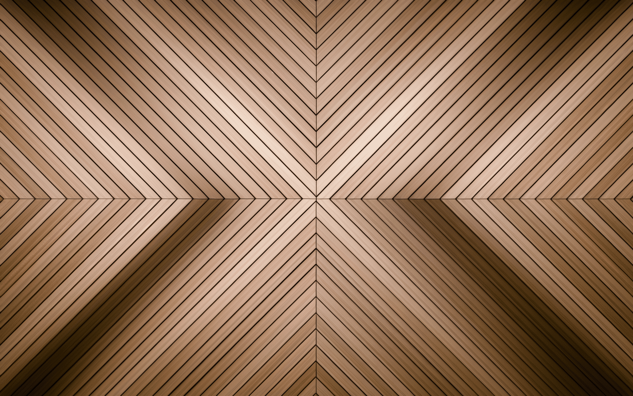Gros plan sur motif de parquet en point de Hongrie