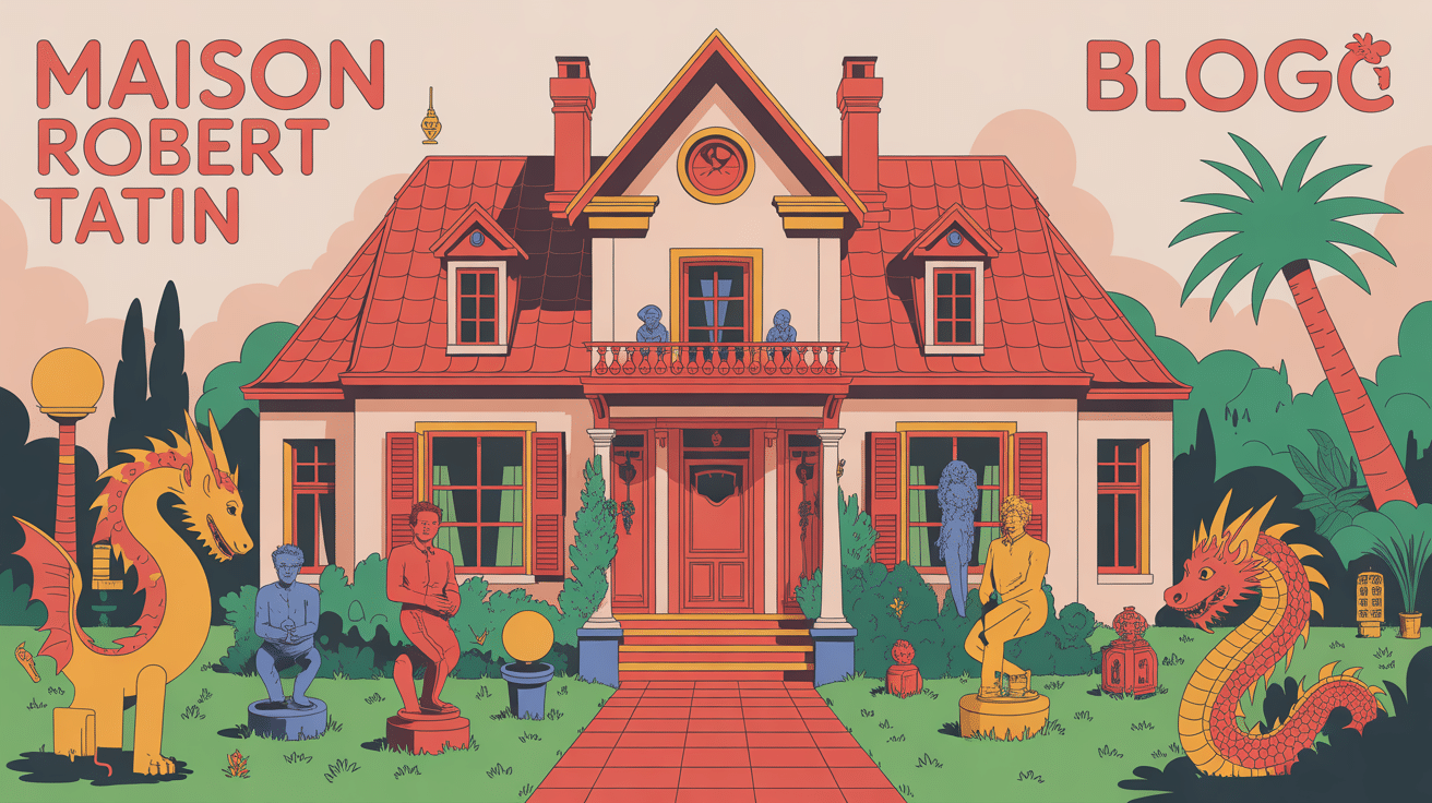 Maison Robert Tatin transformée en œuvre d'art stylisée