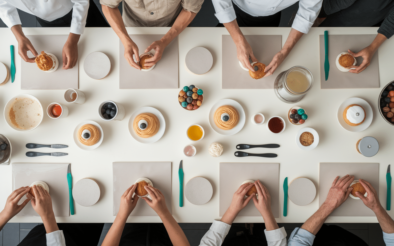 cours de patisserie avec cyril lignac atelier preparation desserts