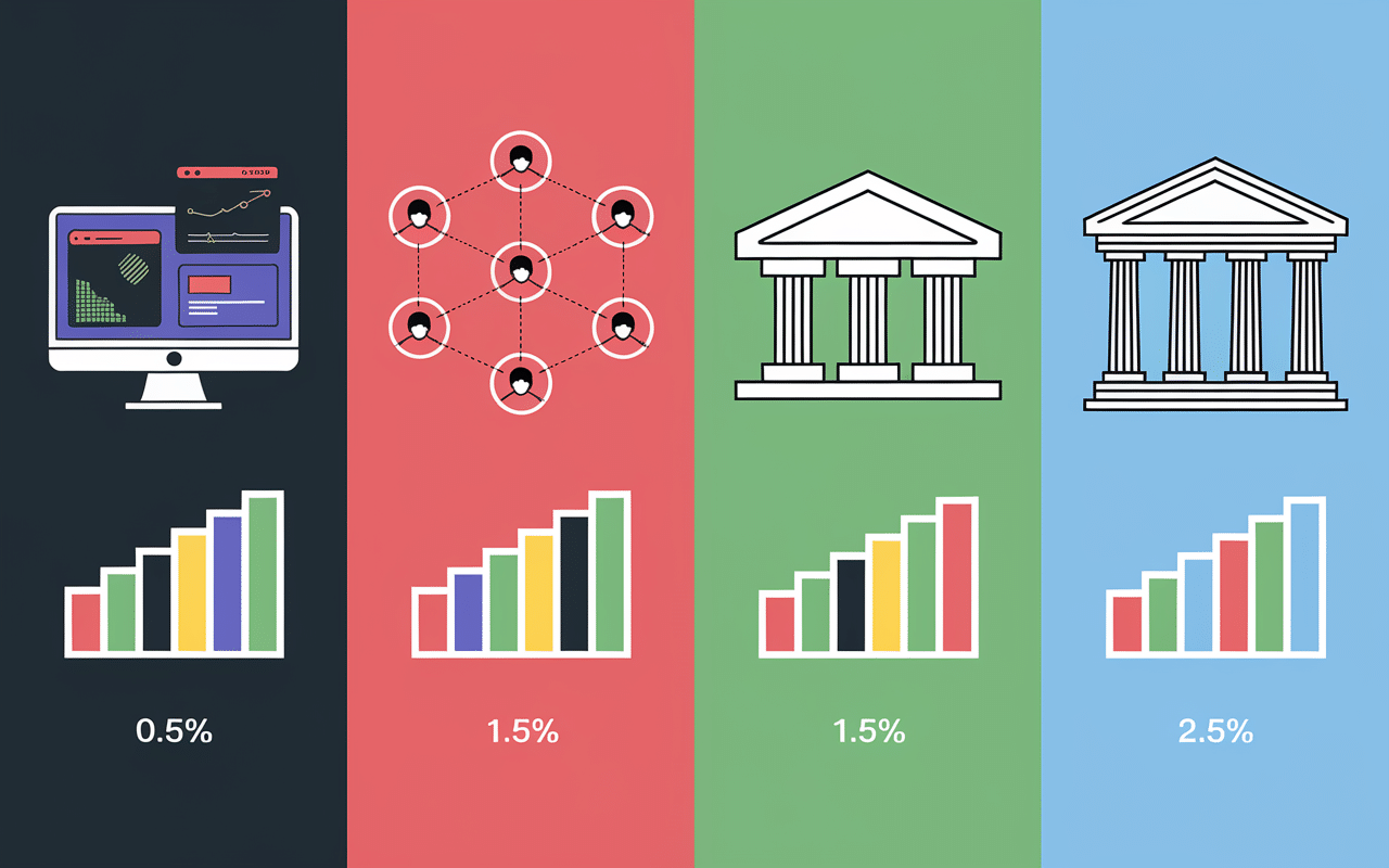 comparatif fee foam plateformes trading crypto