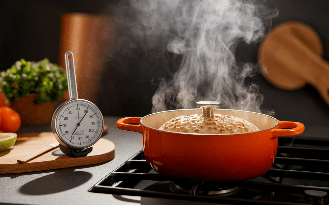 temps de cuisson chapon en cocotte en fonte cuisson thermomètre