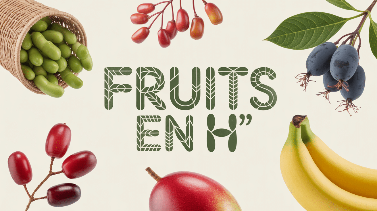 Image fruits en h haricot houx hovenia hua moa
