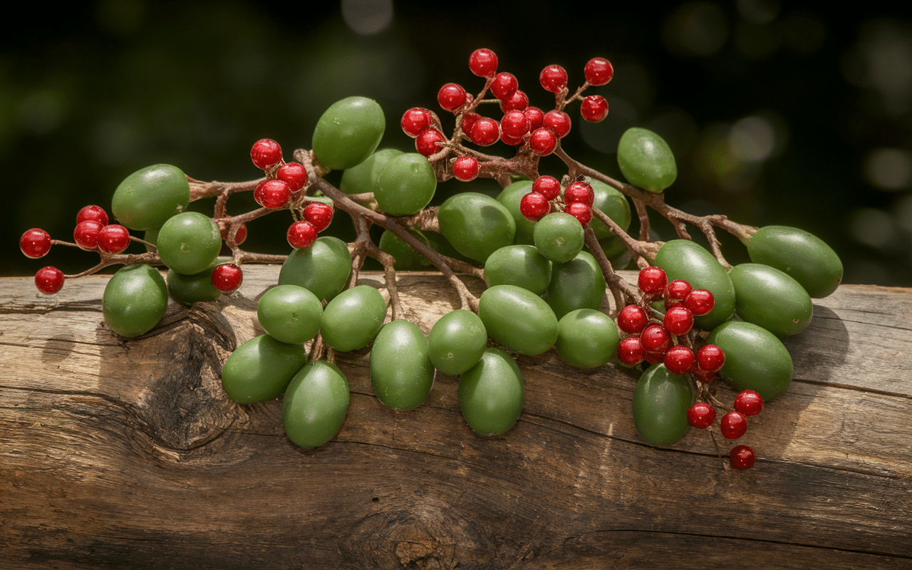 Nature morte fruit en h haricot houx hovenia