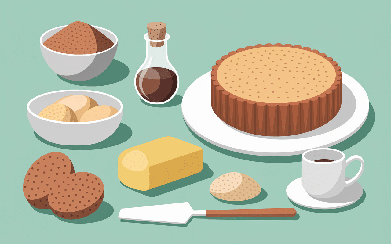 Ingrédients cuisine pour gateau nantais moelleux