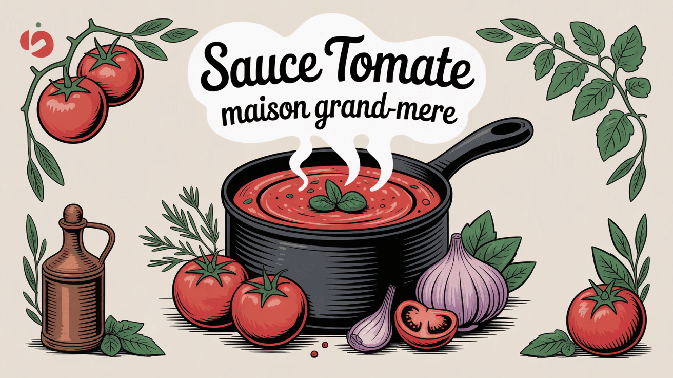 sauce tomate maison grand-mère cuisine traditionnelle