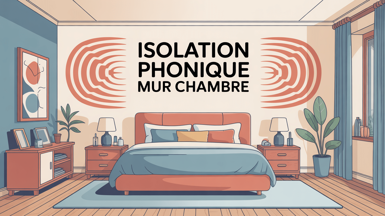 isolation phonique mur chambre vue d'une chambre paisible