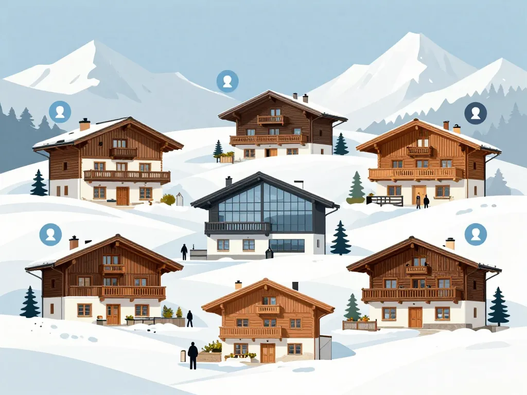 chalet luxe alpes le collectionist diversité chalets