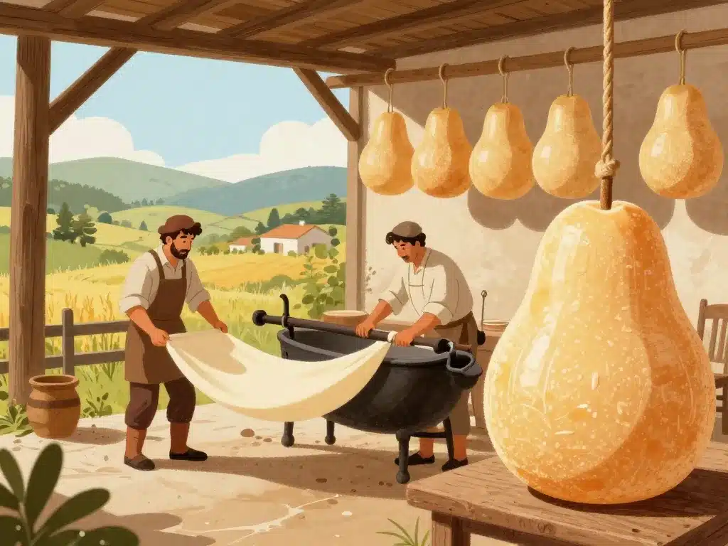 scamorza fromage italien tradition sud Italie