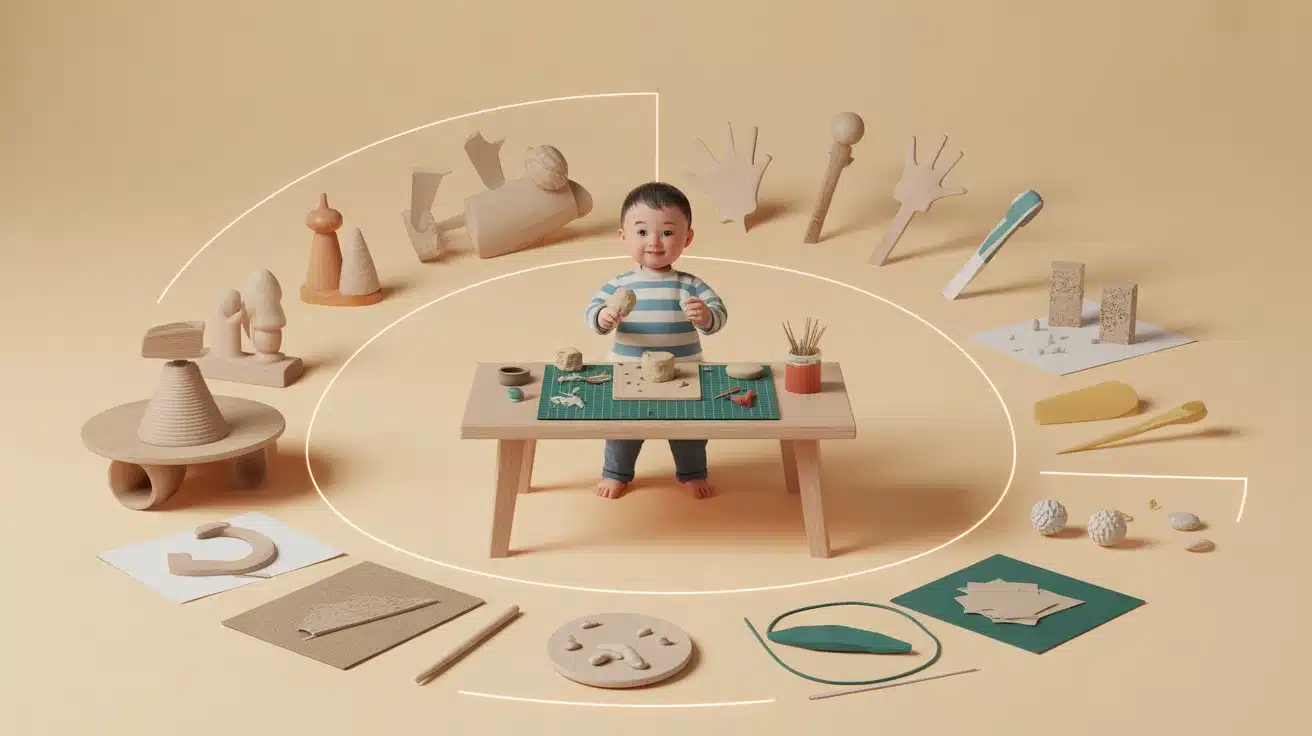 Activité manuelle : enfants 6-10 ans et modelage créatif