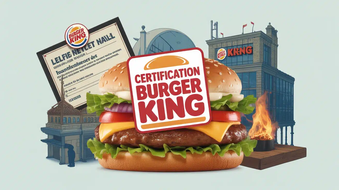 illustration certification halal Burger King