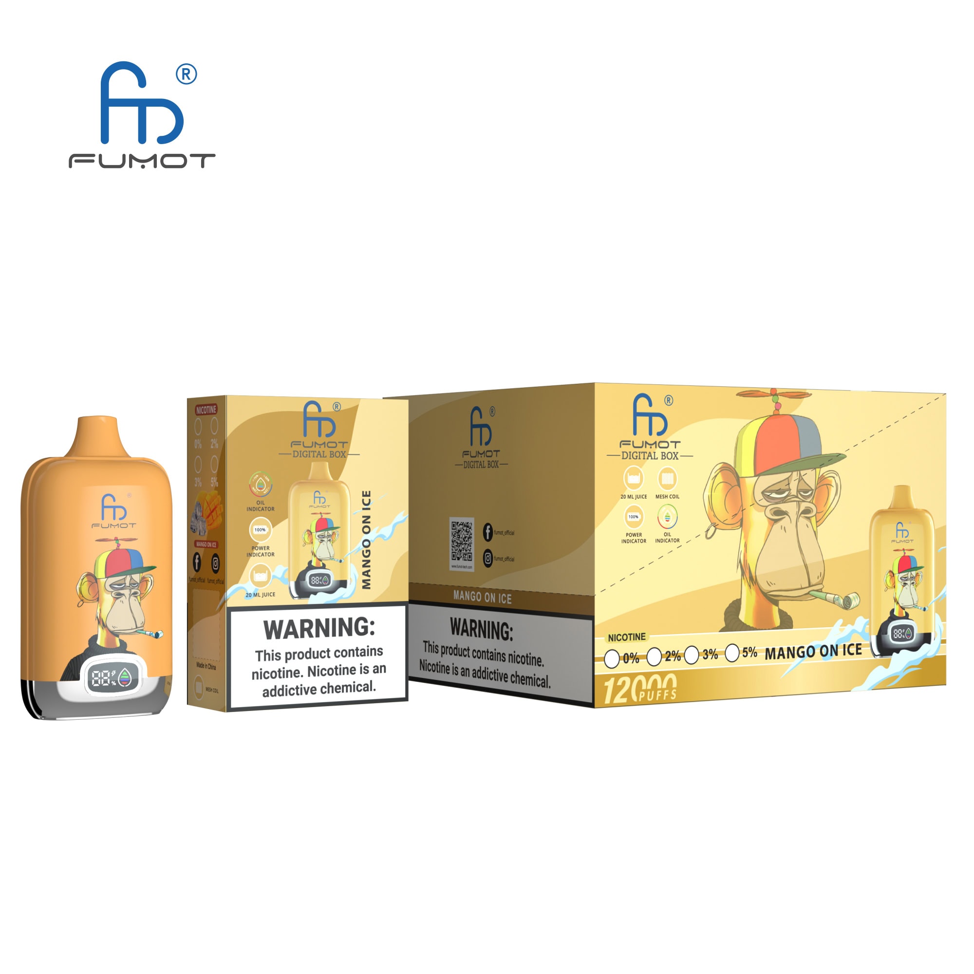 Fumot Digital Box 12000 puffs