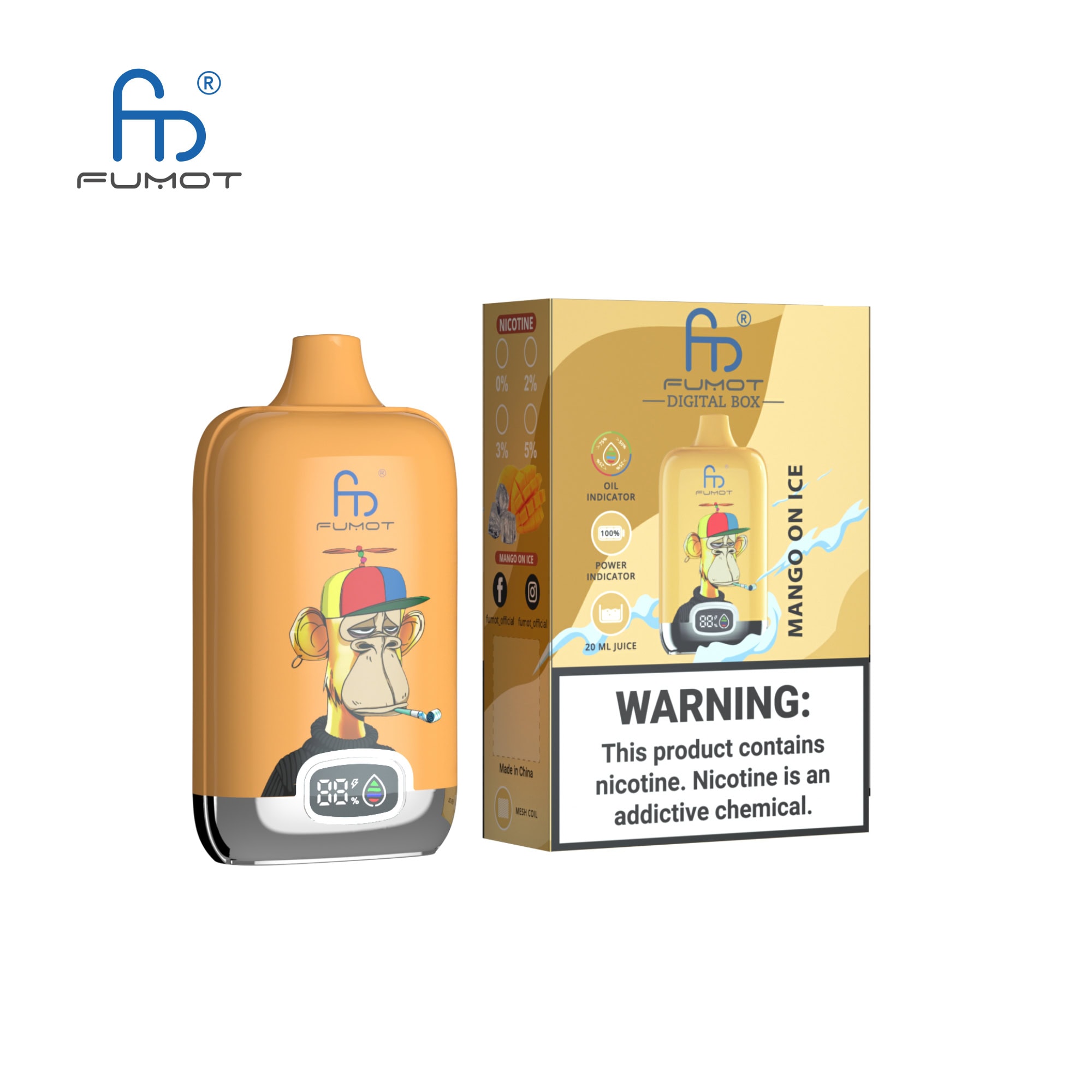 Fumot Digital Box 12000 puffs