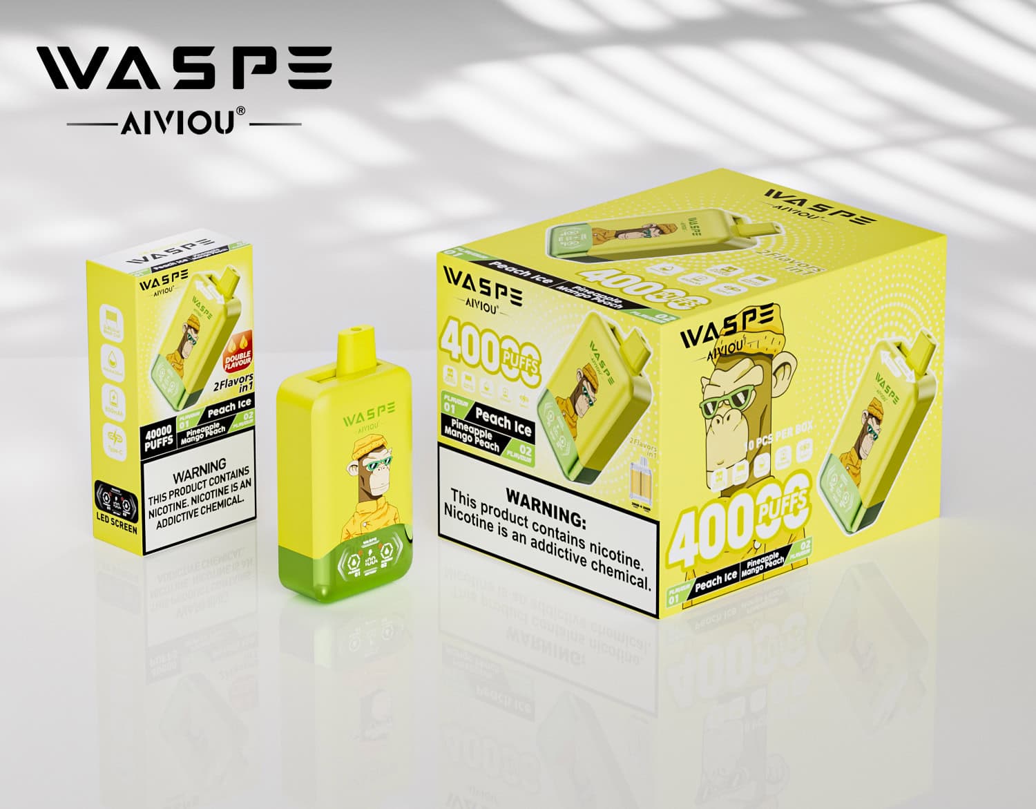 WASPE Double Flavor 40000 Puffs